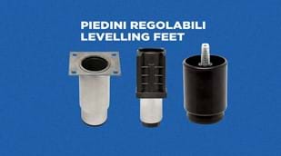 brescancin design and produce steel levelling feet for hotel equipment for kitchens