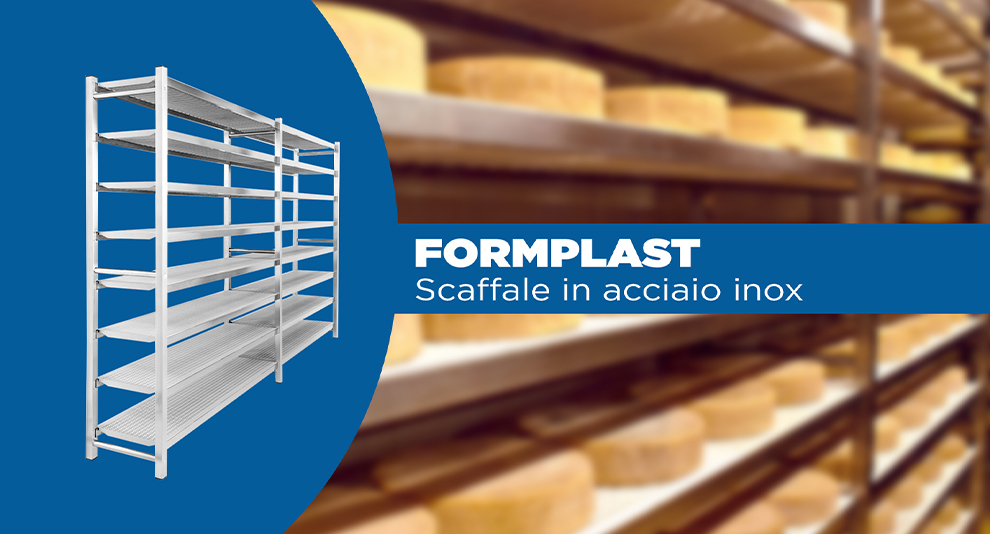 steel shelves - shelves with micro-holes for cheese maturing