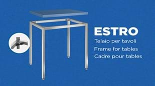 Telai per tavoli di cucine di ristoranti e alberghi - Brescancin Srl