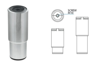 Piedi regolabili con rondella filettata - Brescancin produzione piedini livellatori per grandi cucine